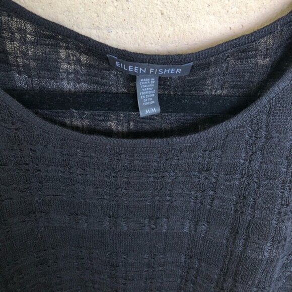 Eileen Fisher Black Top - Picture 2 of 5